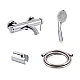 Комплект для ванной комнаты Qtap Robin хром