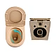 Комплект Qtap Robin Beige 3 в 1: підвісний унітаз Ultra Quiet + біде підвісне + раковина накладна QTROBSB49159