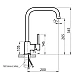 Змішувач для кухні Lidz Aria 015F1 (k35) LDARI015F1GRP49558 Graphite