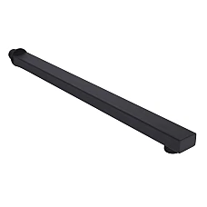 Кронштейн для стельової лійки Qtap (35x35x423) для душових систем прихованого монтажу Gemini Matt Black QTGEM3535423BLA50160