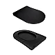 Унітаз підвісний Qtap Taurus Ultra Quiet 515×360×350 мм, Matt Black, з сидінням Slim Duroplast / Soft-close / Quick Release QTTAU28BLM50504