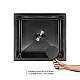 Акційний набір Lidz: мийка Handmade H4843 Black PVD 3,0/1,0 мм + K01B Корзина для кухонной мойки