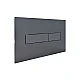 Клавиша смыва Qtap Standard 152x236x28 мм, Gunmetal Black, линейная QTSTD164GMB51272