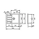 Кухонная мойка Lidz 650x500/200 STO-10 (LIDZSTO10650500200)