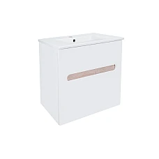 Тумба підвісна з умивальником Qtap Virgo 60х47 QT1872TPА6013060CW білий