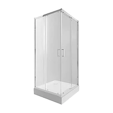 Душова кабіна Qtap Taurus CRM1011SC6 Clear 100х100 з піддоном Tern 301112