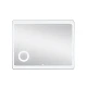 Зеркало Qtap Aquarius 100х80 с LED-подсветкой, линза QT2178141980100W