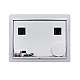 Зеркало Qtap Aquarius 100х80 с LED-подсветкой, линза QT2178141980100W