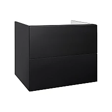 Тумба подвесная Qtap Tern 70х46 QT1774TPL702MB черный матовый