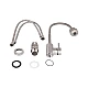 Смеситель для кухни Lidz Aria 015F41 с гибким изливом (k35) LDARI015F41NKS45306 Nickel