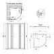 Душова кабіна Lidz Latwa SC80x80.SAT.LOW.FR скло Frost з піддоном KAPIELKA ST80x80x15