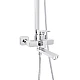 Душова система на три споживача (з виливом) Lidz Wawel 1030 (k35) LDWAW1030CRM45391 хром