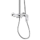 Душова система на три споживача (з виливом) Lidz Latwa 1030 (k35) LDLAT1030CRM45417 хром
