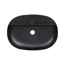 Раковина-чаша Qtap Scorpio 600х400х120 Matt black QT142203MBMBN