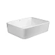 Комплект Qtap Tern: Раковина накладная прямоугольная 480х370х135 мм White + Донный клапан PU02