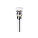 Комплект Qtap Tern: Раковина накладная прямоугольная 480х370х135 мм White + Донный клапан PU02