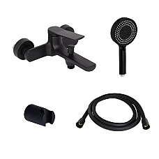 Комплект Qtap Slavonice змішувач для ванни з душовим комплектом