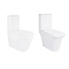 Набір: унітази підлогові Scorpio Ultra Quiet QT14222125AUQW і Kalao Rimless QT08221213AW