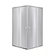Душова кабіна Lidz Wawel SC90x90.SAT.LOW.DGR, скло темне тоноване 4 мм без піддона