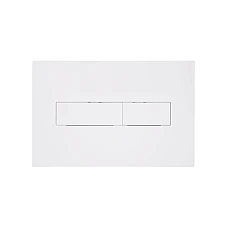 Клавіша змиву Qtap Standard 152x236x28 мм, White, лінійна QTSTD164W49471