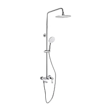 Душевая система универсальная на три потребителя (с изливом) Qtap Astra (k35) Chrome QTAST111CRM49718