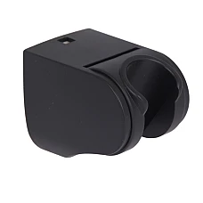 Тримач ручної лійки на стіну ( рухливий ) Qtap (51x39,8x57,6) для змішувачів для ванни Gemini Matt Black QTGEM5139857650118