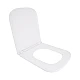 Сидіння для унітаза Qtap (Cardinal 620), White, з мікроліфтом Slim Duroplast, Quick Release QTSC179W50766
