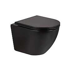 Унітаз підвісний Qtap Robin безобідковий QT1333046ERMB