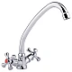 Смеситель для кухни Lidz Lamb 271F двухвентильный LDLAM271FCRM21889 Chrome