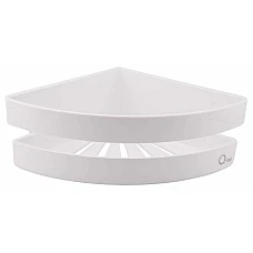 Полка угловая Qtap Police пластиковая QTPL01 White