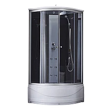 Гідромасажний бокс Lidz Tani SBM90x90.SAT.HIGH.GR скло тоноване