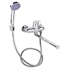 Смеситель для ванны Lidz Anny 0051 с поворотным изливом (c душевым гарнитуром) (k40) LD43790051CRM35128 Chrome