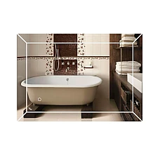 Дзеркало Qtap Aries 50x70 з LED-підсвічуванням Touch Reverse QT037816015070W