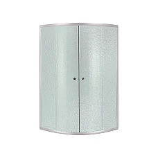 Душова кабіна Lidz Latwa SC80x80.SAT.MID.FR, скло Frost 4 мм без піддона