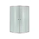 Душова кабіна Lidz Latwa SC80x80.SAT.MID.FR, скло Frost 4 мм без піддона