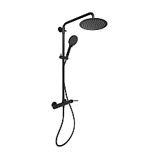 Душова система на два споживача Qtap Scorpio QTSCO51105OGB чорний матовий