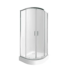 Душова кабіна Qtap Taurus CRM1011AC6 Clear 202x100 з піддоном Robin 301112 з сифоном