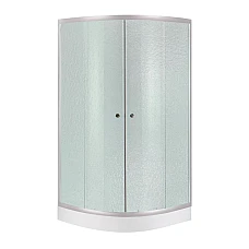Душова кабіна Lidz Latwa SC90x90.SAT.LOW.FR скло Frost з піддоном KAPIELKA ST90x90x15