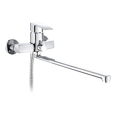 Змішувач для ванни Qtap Swan Eco QTSWA2601CRM45533 хром