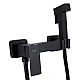 Набор для гигиенического душа Lidz Kubis 110 Black LDKUB110BLA46104 прямоугольный