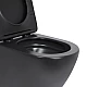 Унитаз подвесной Qtap Robin New Ultra Quiet с сиденьем с сиденьем Soft-Close MATT BLACK QT13332381АSMB