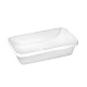 Комплект Qtap Scorpio: Раковина врезная прямоугольная 615х390х150 мм White + Донный клапан PU02