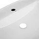 Умивальник накладний Qtap Scorpio 50x38 з донним клапаном PU02 білий