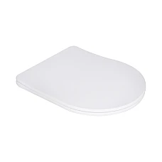 Сидіння для унітаза Qtap (Robin 490,610, Scorpio 490) з мікроліфтом Slim QTSC179W48675