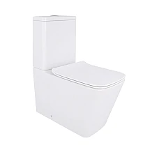 Унітаз підлоговий Qtap Crow Eco безобідковий з сідінням Soft-close QTCRO27W48750