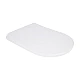 Qtap Сиденье для унитаза (Robin 520, Scorpio 520) 465x363x60 мм, White, с микролифтом, Slim Duroplast, MagLock QTSC179W48916