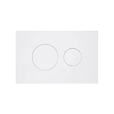 Клавіша змиву Qtap Standard 152x236x28 мм, White, кругла QTSTD164W49468