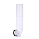 Угловая трубка смыва Qtap 82х74х262 мм White для инсталляции Standard QTSTD167W49807