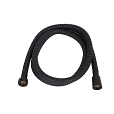 Душовий шланг Qtap (1500x22) для змішувачів та душових систем Gemini Matt Black QTGEM150022BLA50095