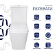 Унітаз підлоговий Qtap Crow Ultra Quiet безобідковий з сідінням Soft-close QTCRO27W51028